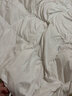 无印良品100%白鹅羽毛绒丝被子秋冬被4.2斤【填充1200g】150*200cm扭花灰 实拍图
