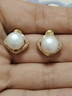 伊灿倪妮同款淡水仿珍珠耳钉2025新款爆款耳环女高级感耳饰无耳洞耳夹 倪妮同款淡水珍珠耳钉 实拍图