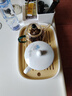 拜杰茶盘茶托 茶台小茶盘功夫茶具托盘储水式简约沥水盘茶海 小号 实拍图