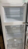 TCL 116升二级能效双开门两门二门养鲜冰箱小户型小型家用节能电冰箱租房国家补贴118升级款R116L5-B 实拍图