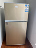 长城（GREAT WALL FRIDGE）家用迷你小冰箱小型冷冻冷藏保鲜宿舍出租房办公室节能省电双开门电冰箱 玫瑰金108L【一级能效 全国联保】 实拍图
