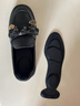 礼莎乐福鞋垫高跟女鞋大改小超软底舒适防磨防掉跟缩码大一码调节神器 乐福鞋垫 2双【黑色】 实拍图