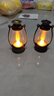【露营灯】创意复古手提小夜灯网红迷你氛围小马灯桌面摆拍油灯 【黑色+金色】2个装 实拍图