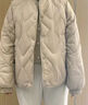 雪中飞新款时尚百搭经典斜插大口袋防风袖口保暖女士短款羽绒服女 奶茶米|7432 M /165/88A 实拍图