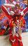 BANDAI万代拼装模型MG 1/100 高达红色异端机改 红异端改 实拍图