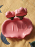 创意可爱花朵肥皂盒塑料免打孔沥水家用香皂洗手台化妆品收纳盒 创意花朵肥皂盒【粉色】1个 实拍图