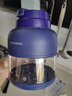 欧美邦榨汁机果蔬原汁机便携小型水果做果汁机多功能榨汁吨吨桶榨汁杯冰沙机奶昔机搅拌杯明星同款 800ml蓝色一杯双盖【可碎冰】 38页刀头 实拍图