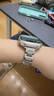 MSSM适用苹果手表金属表带链条iwatch S11/10/9/8/SE3蓝气球夏天精钢女生表带【银色】42/41/40/38MM 实拍图