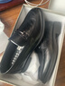 红蜻蜓男鞋子商务正装休闲鞋男士舒适轻质乐福皮鞋男WLA150291黑色42 实拍图
