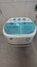 小鸭2.5公斤小型半全自动波轮迷你洗衣机 母婴儿童小洗衣机 出租房家用洗衣机小型洗脱一体XPB25-1637S 实拍图