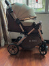 奔昂 婴儿推车可坐可躺轻便避震宝宝折叠婴儿车双向BB童车手推车 升级卡其+一键单手收+可坐躺+可双向推行+四轮高配 实拍图