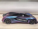 赟娅儿童遥控车男孩四驱漂移赛车电动玩具车模型充电汽车耐摔炫酷跑车 20cm 【升降侧尾翼】以太超跑 珠光紫 中秋国庆节生日礼物彩盒 实拍图