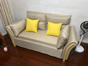 喜客邦客厅折叠沙发床三人卧室两用沙发床布艺欧式简易小户型多功能沙发 1.58米外径海绵棉麻款 【浅卡其色】 实拍图