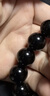 金石灵天然黑曜石手串男女款水晶手链海蓝宝五行补水佛珠转运珠生日礼物 黑曜石手链16毫米 实拍图