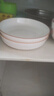 欧式高级陶瓷盘圆形加厚深盘复古简约餐具 纯白福线-7英寸饭盘2个装 实拍图
