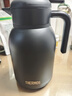 膳魔师（THERMOS）保温壶玻璃内胆家用大容量便携宿舍暖水壶热水瓶TEHA/TEHD TEHD-黑色 1.48L 实拍图