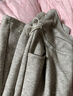 米度丽 孕妇裤冬季外穿阔腿裤加绒糯米裤直筒休闲裤孕妇装冬装 燕麦色XL 实拍图
