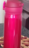 膳魔师（THERMOS）保温杯500ml男女士儿童水杯子学生生日礼物JNL-503玫瑰红 实拍图
