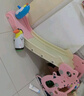 乖乖熊儿童滑滑梯室内 家用小型宝宝滑梯折叠0-2岁幼稚园小孩玩具游乐园 萌萌龙（粉） 实拍图