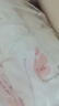 童泰婴儿连体衣新生儿衣服四季0-6月初生宝宝哈衣爬服纯棉内衣2件装 粉白花朵（四季款） 66cm (建议3-6个月身高60-68cm) 实拍图