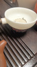 兮元记茶漏茶滤羊脂玉瓷茶具配件茶叶过滤网白瓷泡茶神器瓷孔一体滤茶器 平底锅羊脂玉瓷-单茶漏 实拍图