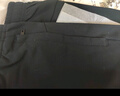 顶峰保罗（Dingfengbaoluo）休闲长裤纯棉宽松直筒裤秋季阔腿工装裤子男HM9901黑色XL 实拍图