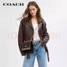 蔻驰（COACH）【品牌直供】女士KLARE小号单肩斜挎风琴包深棕卡其CY678次日达 实拍图
