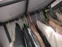 衣柜家用卧室免安装折叠简易布艺衣柜出租房用全钢架结实耐用衣橱 国风竹韵【新升级免安装洞洞板】 长130*宽50*高170cm 实拍图