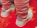 泰兰尼斯秋季学步鞋男宝宝鞋子女童婴儿鞋透气软底机能鞋白/粉（超纤）24 实拍图