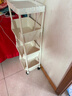 费林斯曼可移动书架置物架书架落地书包置物架收纳架零食架小推车小书架 【福利款】四层带盖 实拍图