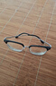 蔡司（ZEISS）镜片近视眼镜框男半框防蓝光辐射可配带散光度数眼睛女钛合金镜架 简约款 黑银 配colorein镜片1.67防蓝光0-1000 实拍图