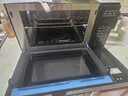格兰仕（Galanz）家用微波炉900瓦变频烤箱一体机不锈钢内胆23L一级能效节能省电平板下拉门光波炉A7B3 经典黑 实拍图