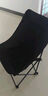 星恺户外折叠椅露营椅子月亮椅沙滩钓鱼椅野餐椅子HW023高背卡其 实拍图