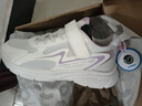 361°童鞋 儿童跑鞋25春秋男女童3-14岁缓震校园小白鞋 白38 实拍图