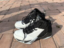 乔丹专业实战篮球鞋男鞋2025秋季新款皮面防水高帮减震防滑耐磨运动鞋 乔丹白/黑色 42 实拍图