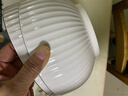 肃匠餐具家用套装碗盘简约米饭碗盘套装纯白釉下彩陶瓷碗微波炉用 8英寸碗(山田) 2头 实拍图