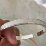 中国黄金银手镯足银999女生款纯银镯子实心年轻银饰生日礼物送女朋友老婆 【999足银】满天星手镯 实拍图