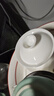 京东京造 茶杯茶具 羊脂玉陶瓷功夫茶具三才盖碗马蹄杯主人杯礼盒150ml 实拍图