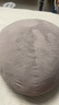 MUJI可当成腰垫使用的柔软靠垫 抱枕 腰托腰靠 炭灰色 35*35*35cm 实拍图