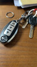 萨迪达日产汽车钥匙套14代轩逸天籁奇骏逍客东风尼桑骐达蓝鸟劲客包扣壳 A款三杠/皮纹【太空银】+金属扣 适用日产 实拍图