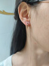 须橘灵隐寺玄学旺财S925碧玺耳钉女耳环耳圈高级感送妈妈生日礼物 S925玄学旺财耳钉 实拍图