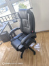 顾家家居人体工学电脑椅 牛皮 家用可躺办公椅午休舒适老板椅大角度后仰 实拍图