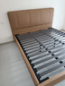 芝华仕（CHEERS）五星皮床简约小户型排骨架床头软包双人床芝华士C603卡其1.8m 实拍图