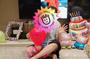 仕彩 生日气球装饰定制电视背景墙儿童女宝宝周岁宴场景布置 小猪佩奇 实拍图