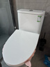 九牧（JOMOO）马桶 家用虹吸式马桶大冲力节水坐便器 防臭瞬冲 易洁抗菌马桶 行业爆款-双旋暴风冲11370-400坑 实拍图