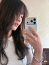 森马（Semir）短袖t恤女短款修身圆领内搭25夏凉感收腰V领上衣辣妹109325100006 实拍图