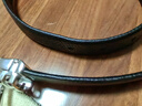 鳄鱼恤休闲百搭女士皮带简约玫瑰针扣头层牛皮腰带生日礼物2820黑色 实拍图