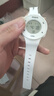 电子手表学生男青少年潮流初高中ins新款运动简约户外手表 白色 实拍图