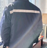 耐典防静电工作服套装夏季短袖劳保服男女汽修工程服厂服定制 藏蓝175 实拍图