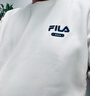 斐乐（FILA）官方男子加绒保暖卫衣秋冬季时尚休闲简约圆领套头衫长袖上衣男装 【加绒】蒸汽白-IV 2XL 实拍图